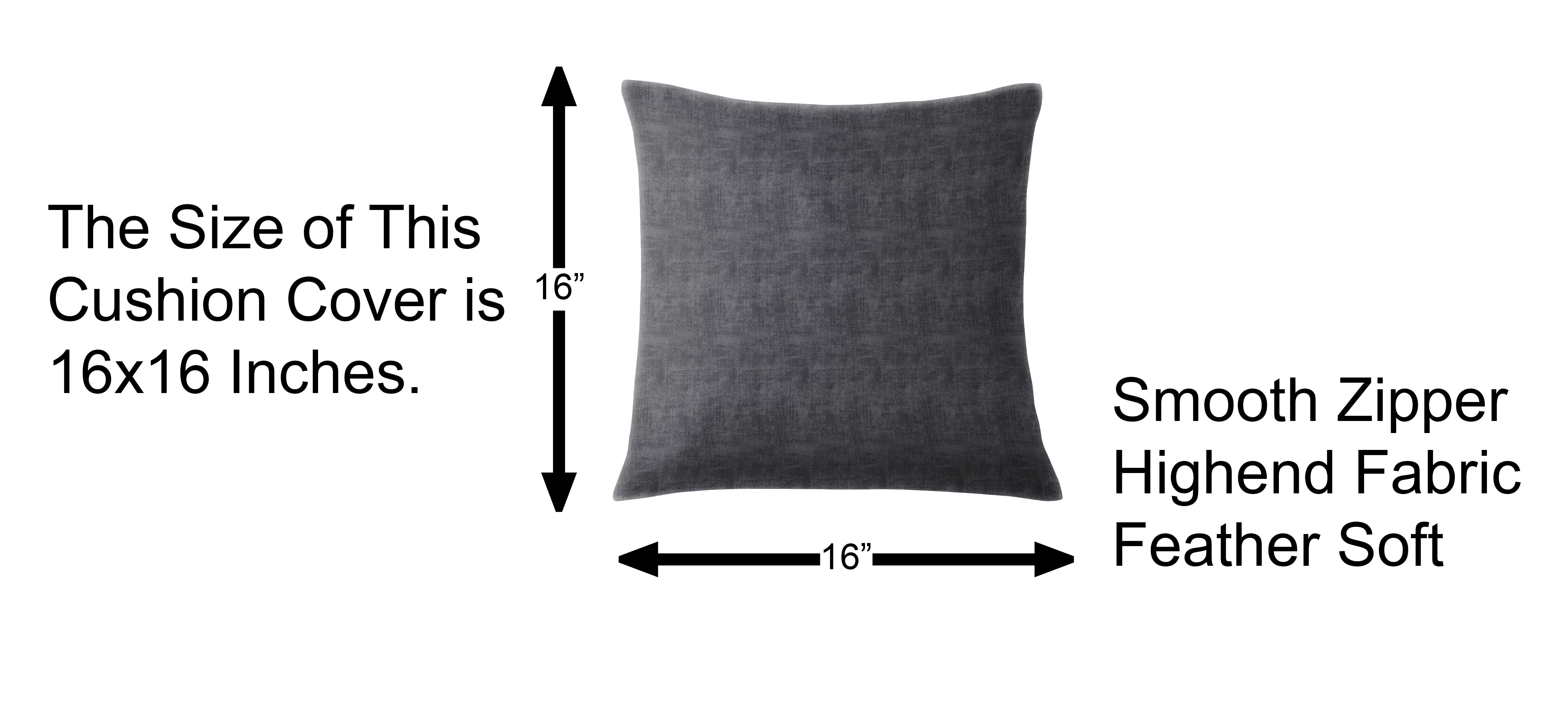 JODHPUR TEXTURE CUSHION COVER GREY (Pack of 2)