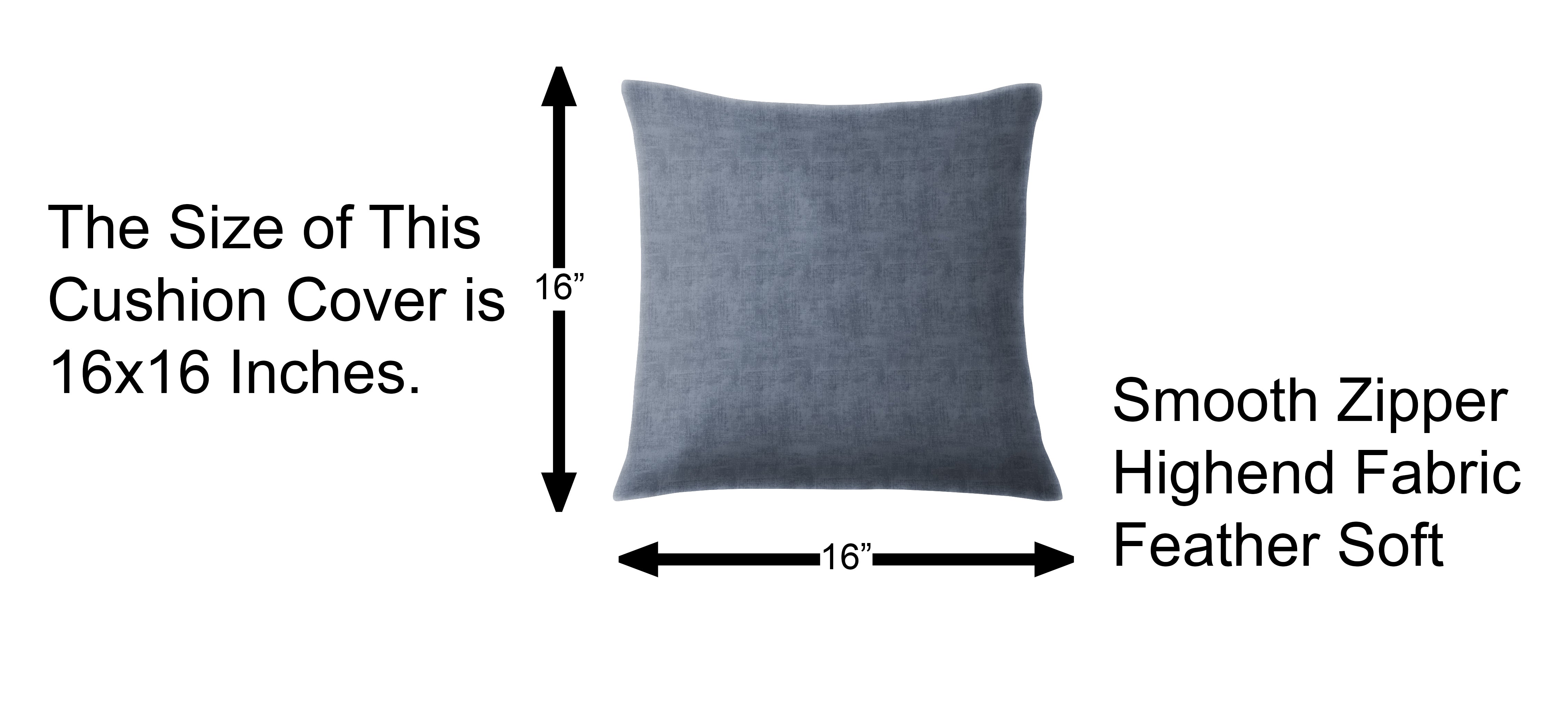 JODHPUR TEXTURE CUSHION COVER INDIGO (Pack of 2)