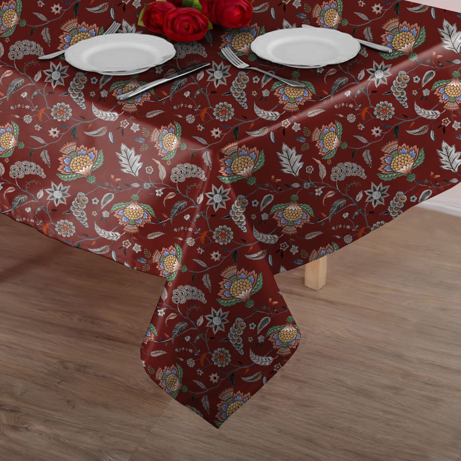 Kasbah Maroon Table Cloth
