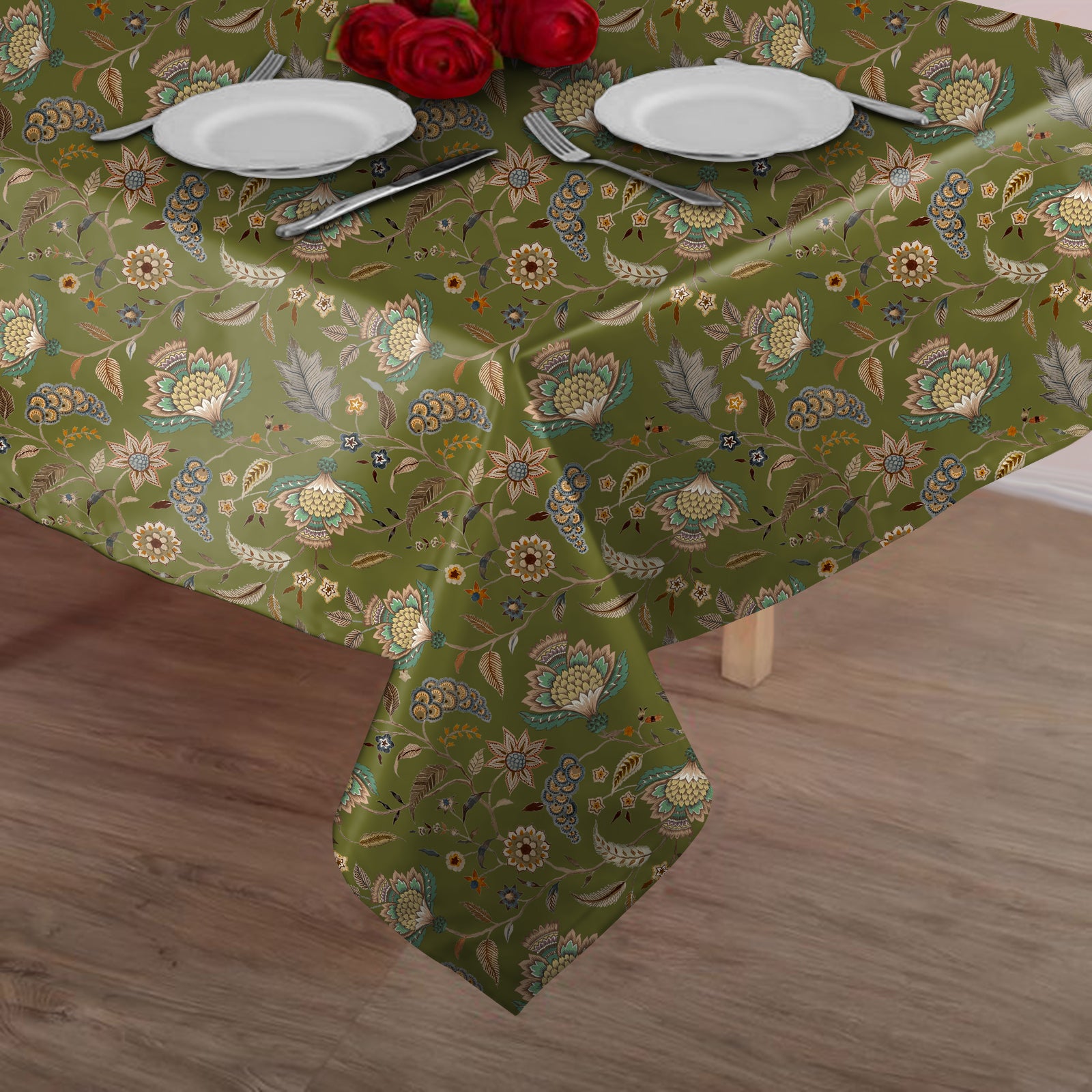 Kasbah Green Table Cloth