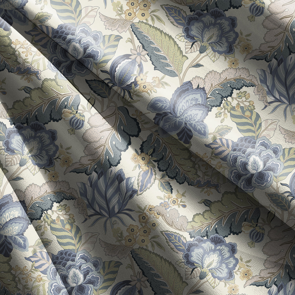 LUCETTA BLUE UPHOLSTERY FABRIC