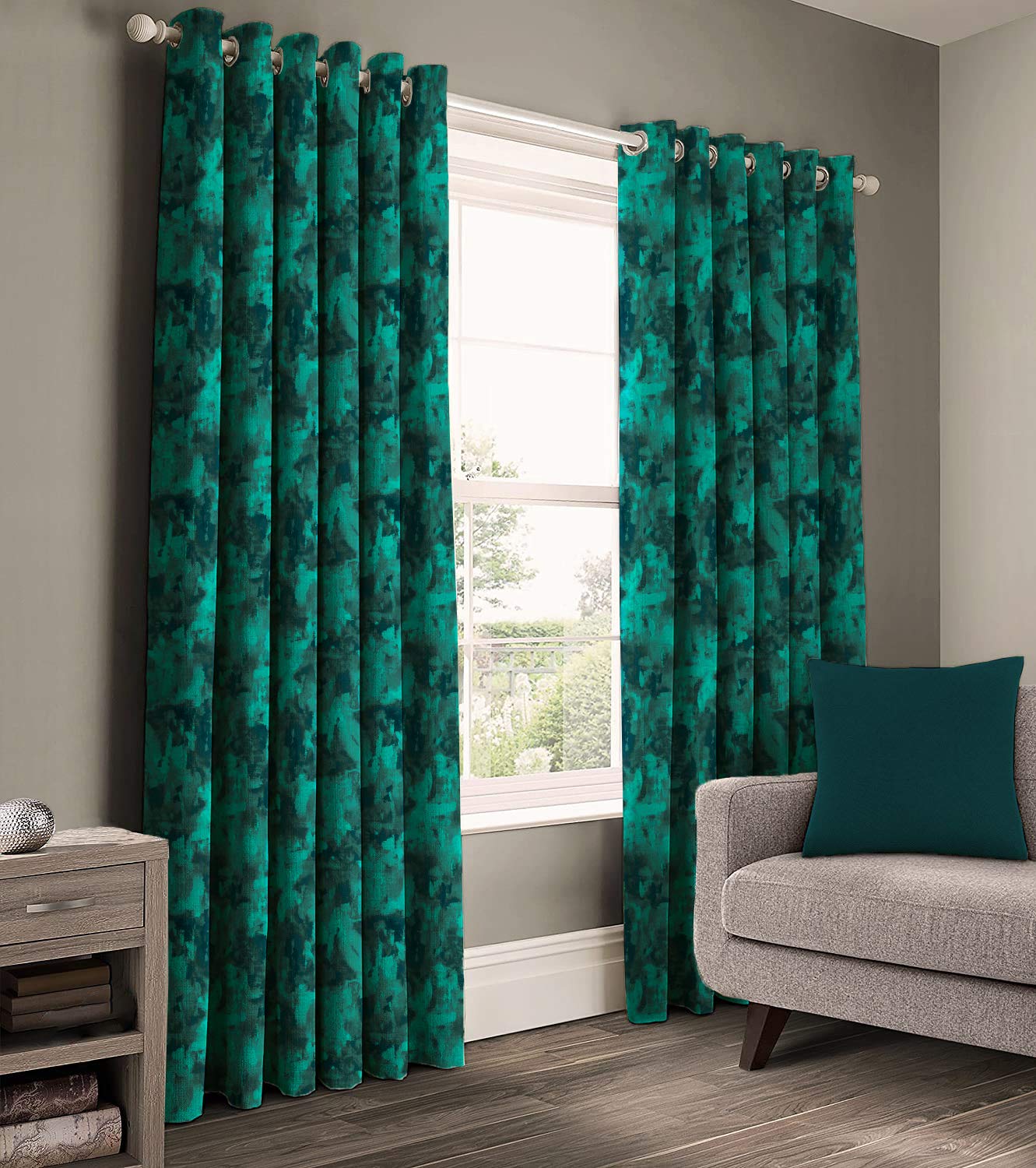 EDEN TEAL BLACKOUT CURTAIN