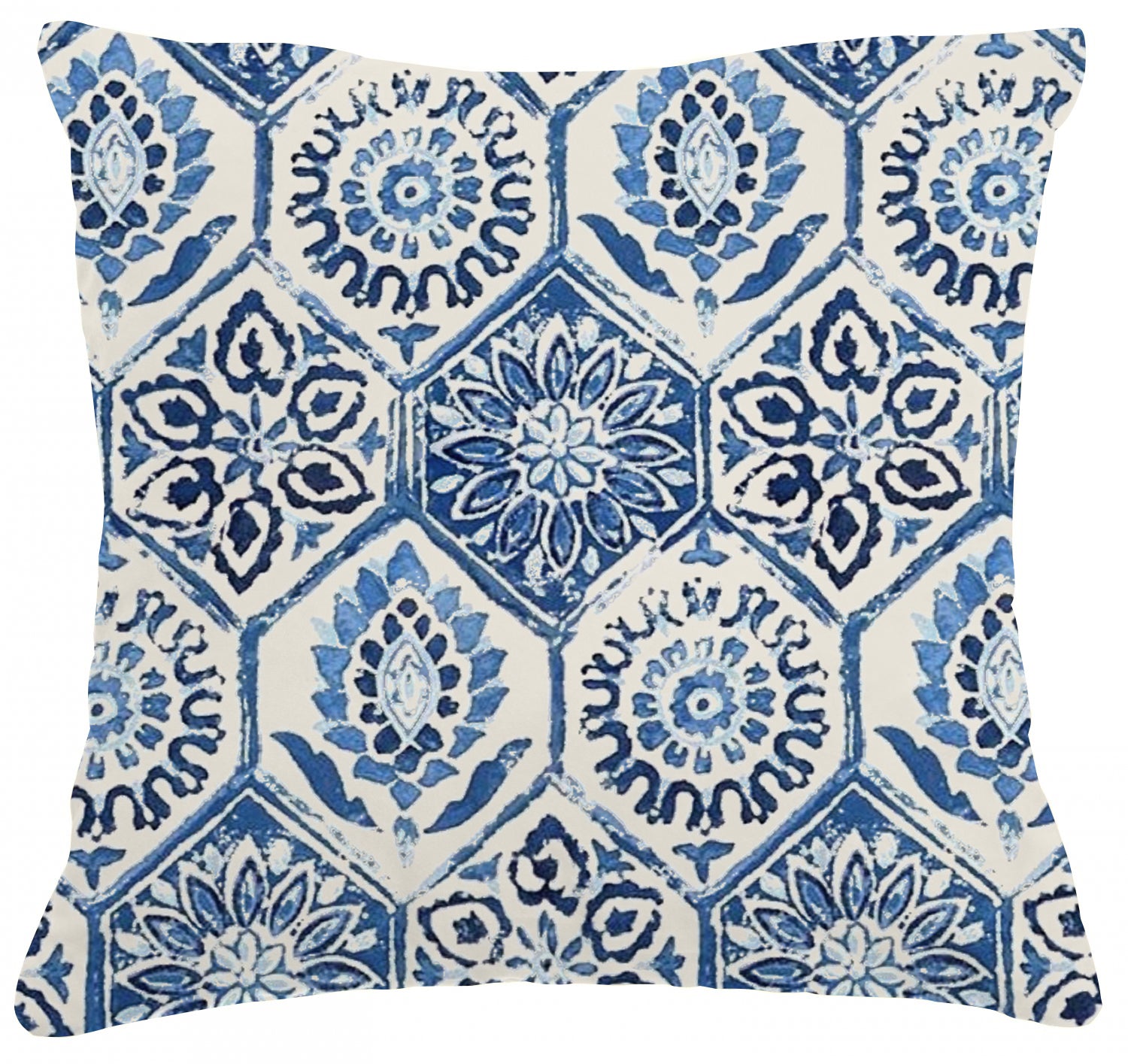 ANKARA BLUE DIGITAL PRINTED CUSHION COVER (Pack of 2)