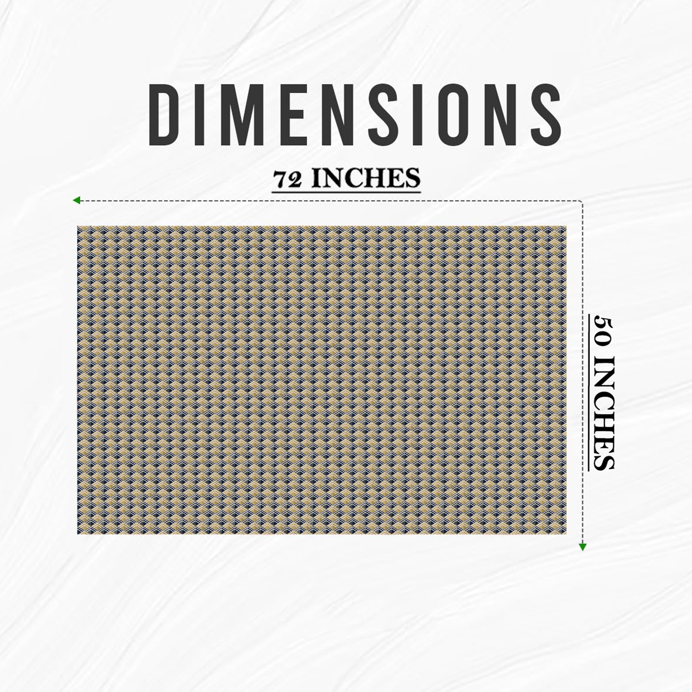 ILLUSION MULTI YELLOW/BLACK TABLE CLOTH