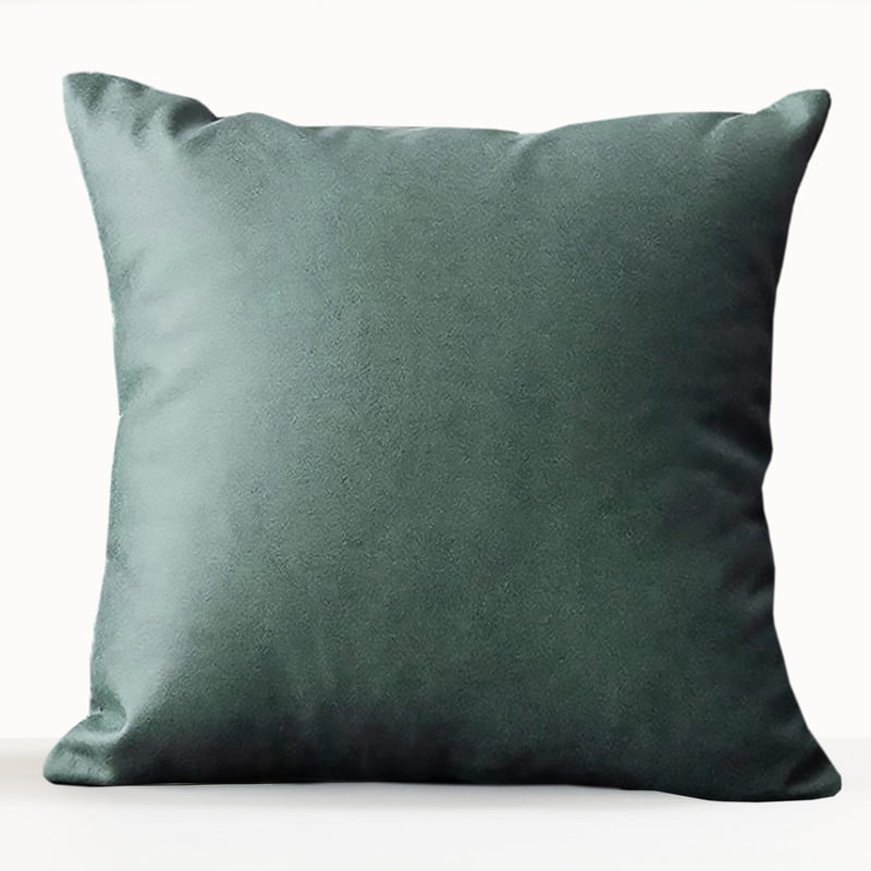 SUEDE SEAGREEN CUSHION COVER (Pack of 2)