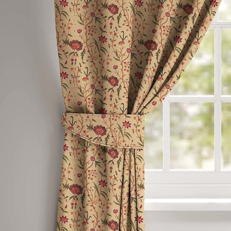 KASHMIRI GOLD PRINTED BLACKOUT CURTAIN