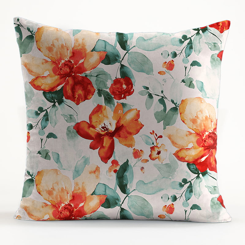 ALGO RUST MATTY DIGITAL PRINTED CUSHION COVER (Pack of 2)