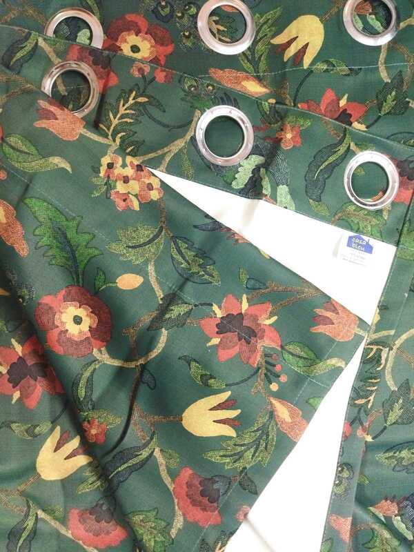 CABAL GREEN BLACKOUT CURTAINS