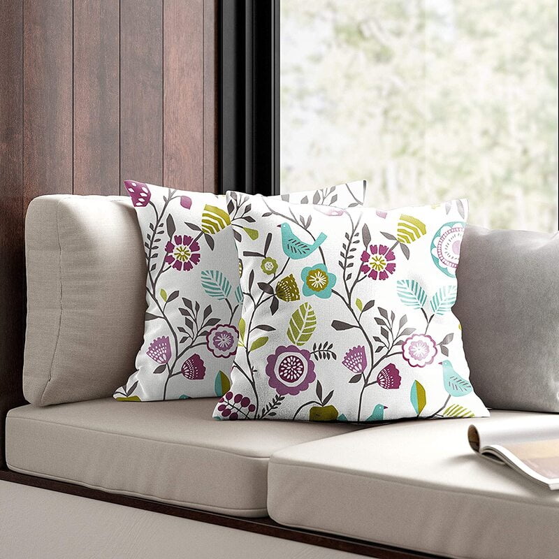 DAWN HEATHER MATTY DIGITAL PRINTED CUSHION COVER (Pack of 2)