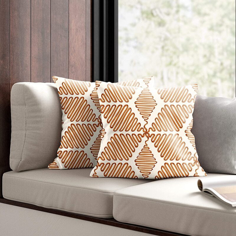 Wham ORANGE MATTY (16X16 INCH) DIGITAL PRINTED CUSHION COVER