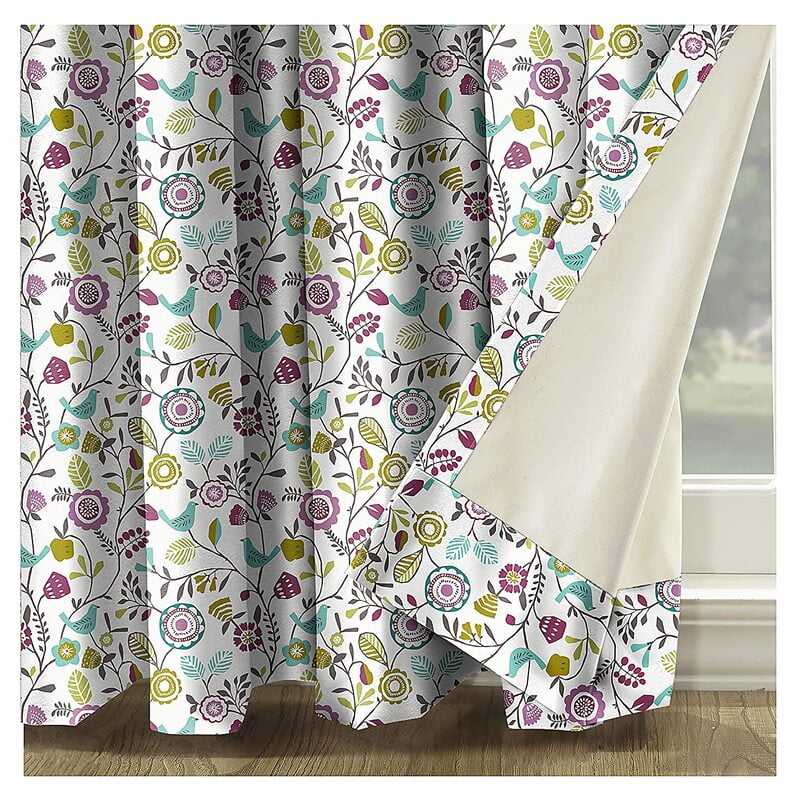 DAWN HEATHER CURTAIN BLACKOUT PRINTED