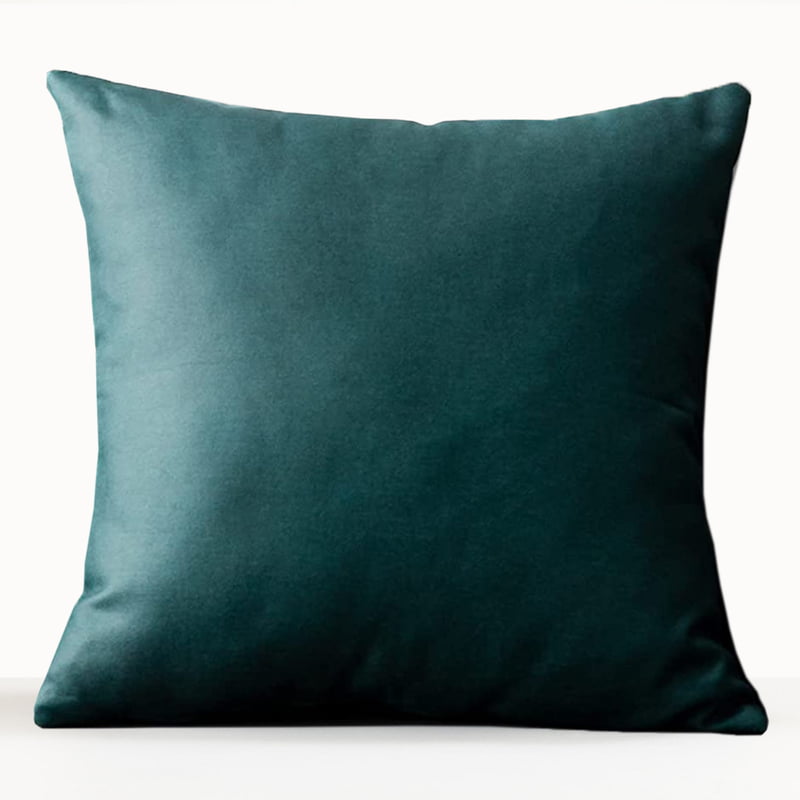 SUEDE TEAL CUSHION COVER (Pack of 2)