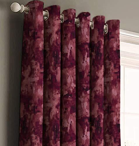 EDEN FUCHSIA PRINTED BLACKOUT CURTAIN
