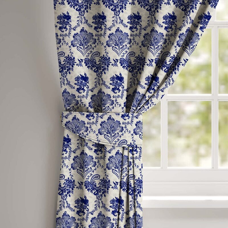 PAISLEY CREAM BLACKOUT CURTAINS