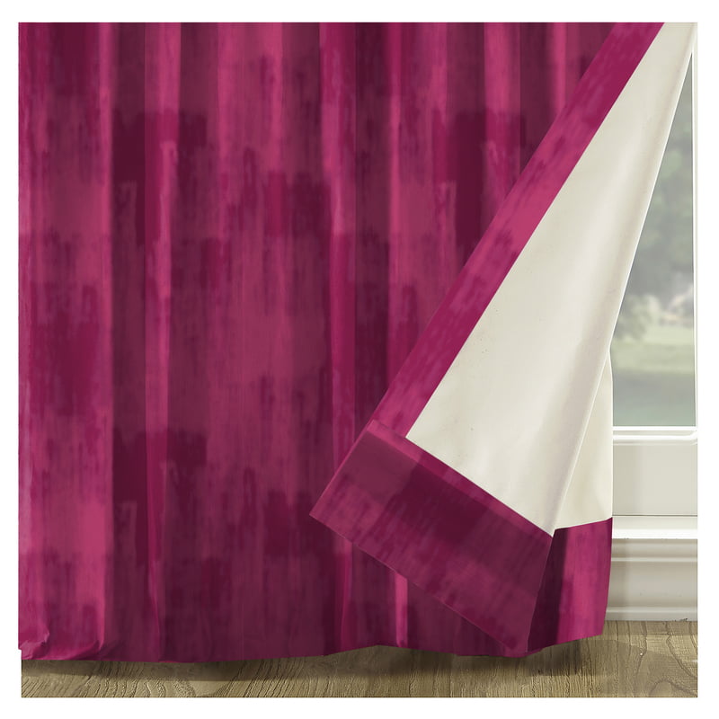 FUJI PINK BLACKOUT PRINTED CURTAIN