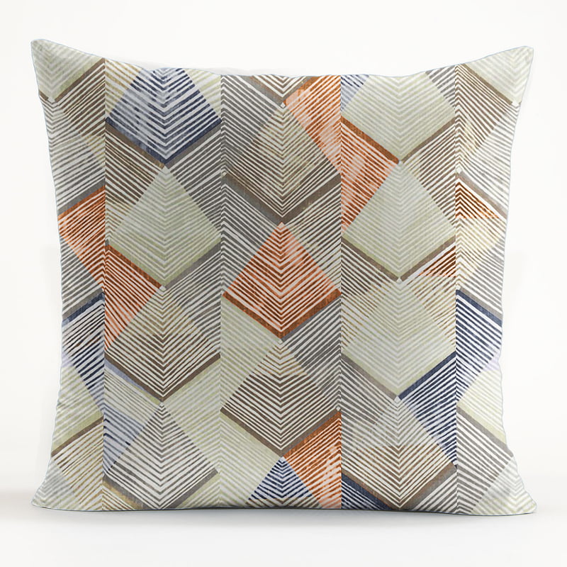 CUSHION COVER Taco ORANGE MATTY DIGITAL PRINTED (Pack of 2)