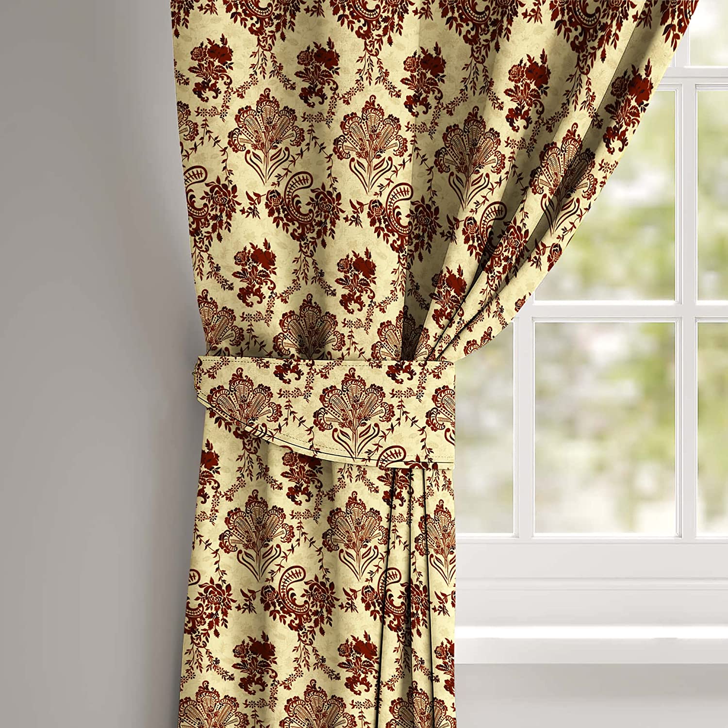 PAISLEY YELLOW BLACKOUT CURTAIN