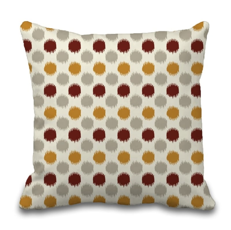 QUAD MAROON MATTY DIGITAL PRINTED CUSHION COVER (Pack of 2)