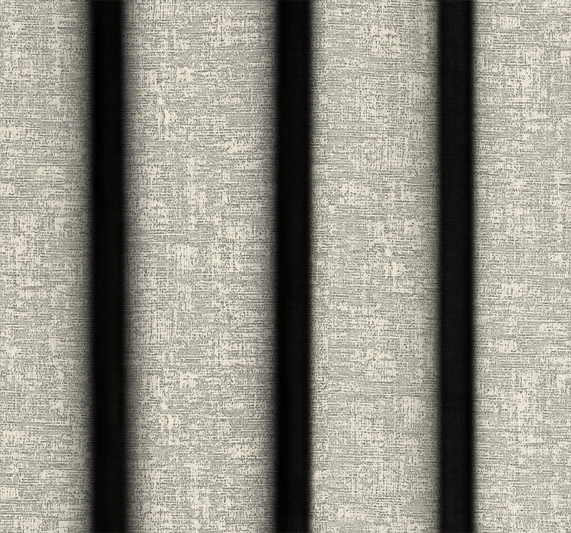 SUNBLOCK TEXTURE LASA GREY PRINTED BLACKOUT CURTAIN