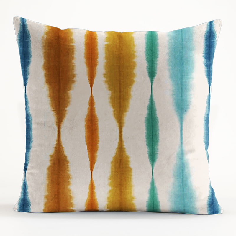 CUSHION COVER Silo ORANGE MATTY DIGITAL PRINTED