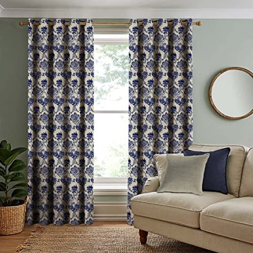 PAISLEY CREAM BLACKOUT CURTAINS