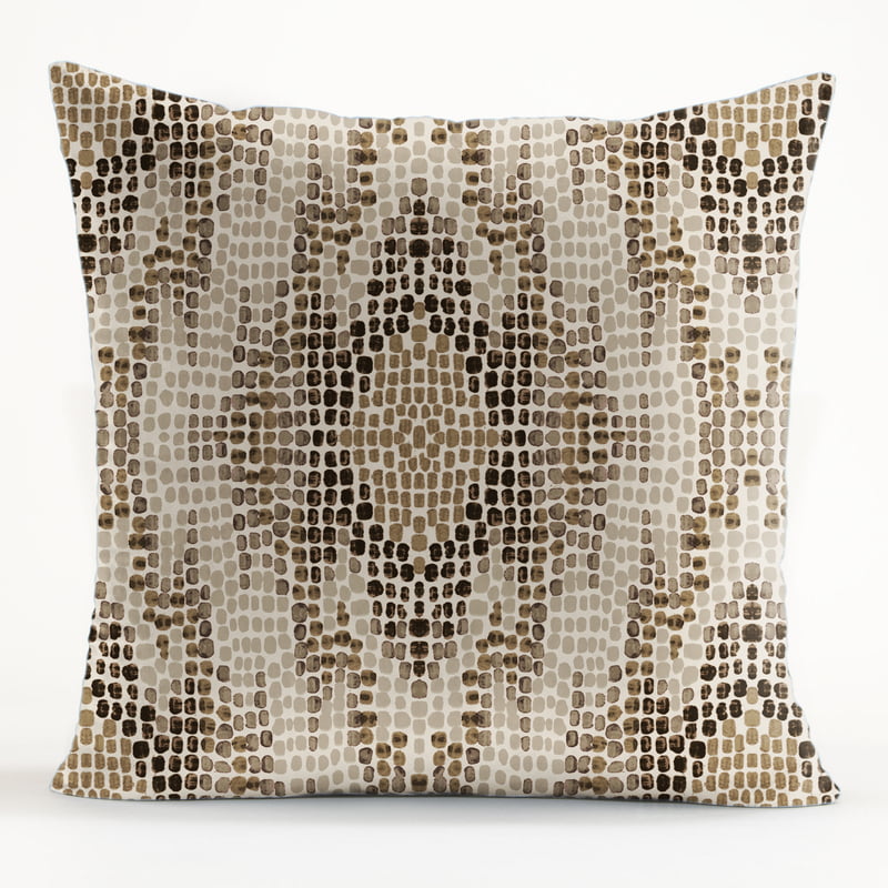 ALMA BROWN MATTY DIGITAL PRINTED CUSHION COVER (Pack of 2)