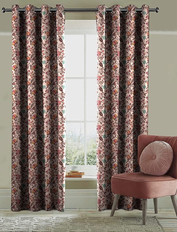 AZURE RED BLACKOUT CURTAINS
