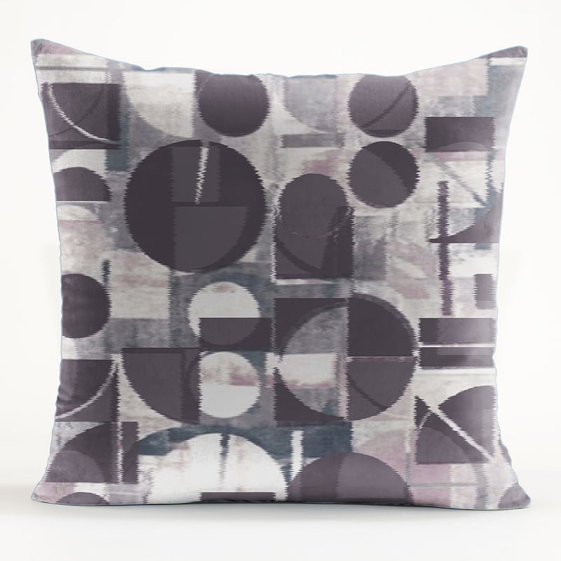 CUSHION COVER Lark PURPLE MATTY DIGITAL PRINTED (Pack of 2)
