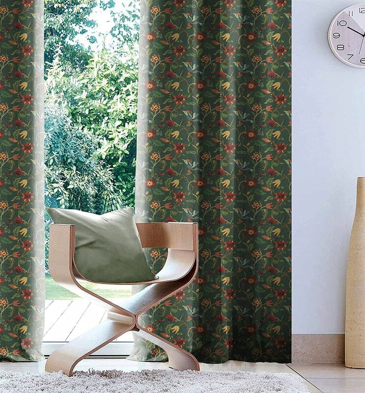 CABAL GREEN BLACKOUT CURTAINS