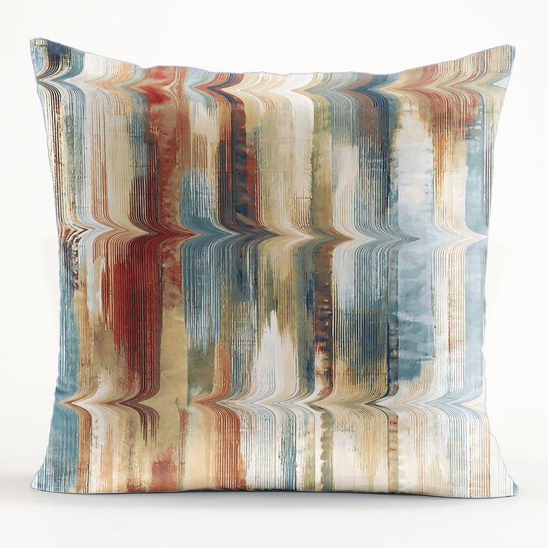 Lima RED MATTY DIGITAL PRINTED CUSHION COVER