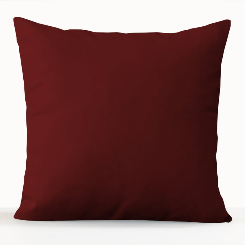 SUEDE MAROON CUSHION COVER