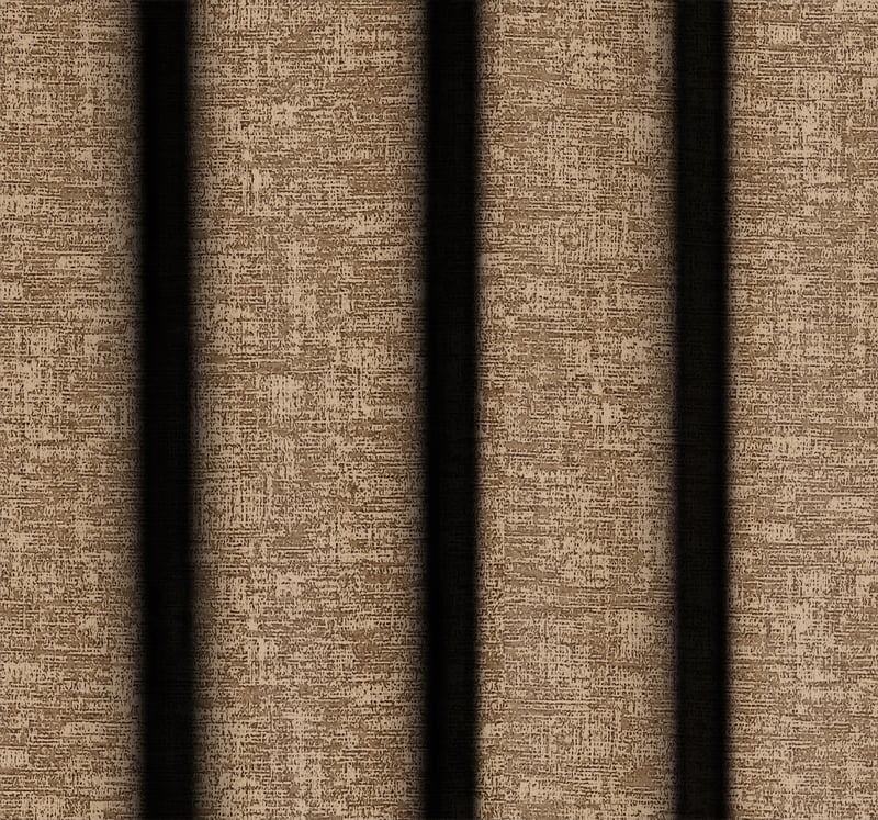 SUNBLOCK TEXTURE LASA COFFEE PRINTED BLACKOUT CURTAIN