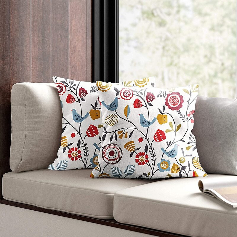 DAWN BLUE MATTY DIGITAL PRINTED CUSHION COVER (Pack of 2)