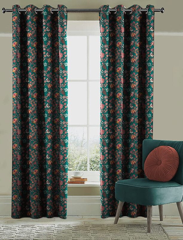 AZURE GREEN BLACKOUT CURTAINS