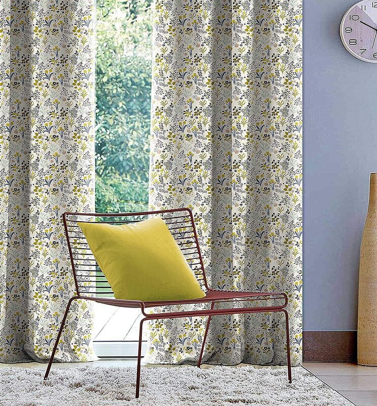 COCO LIME CURTAIN BLACKOUT PRINTED