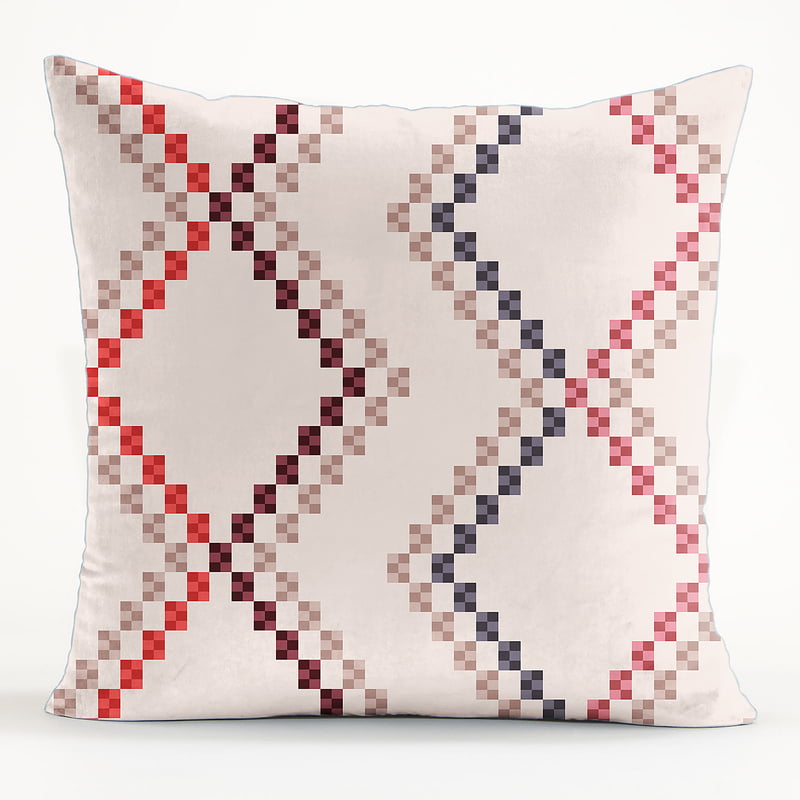 Olio PINK MATTY (16X16 INCH) DIGITAL PRINTED CUSHION COVER
