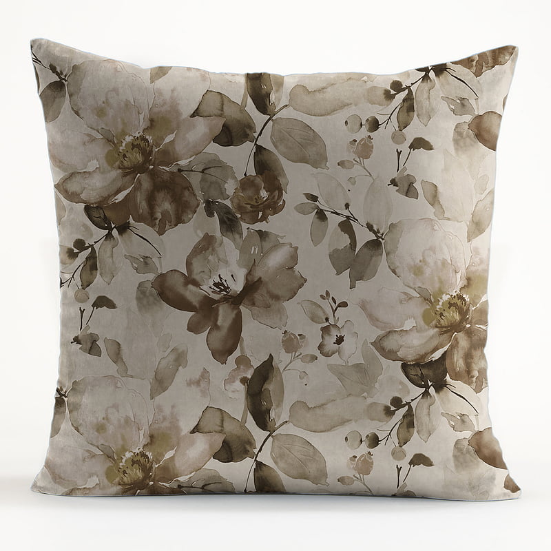 ALGO BROWN MATTY DIGITAL PRINTED CUSHION COVER