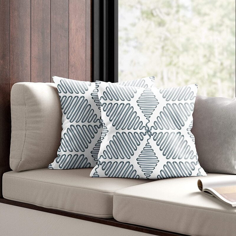 Wham BLUE MATTY (16X16 INCH) DIGITAL PRINTED CUSHION COVER