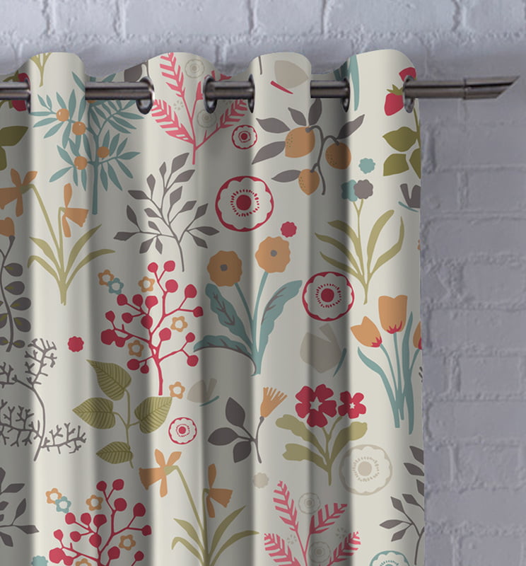 COCO HEATHER CURTAIN BLACKOUT PRINTED