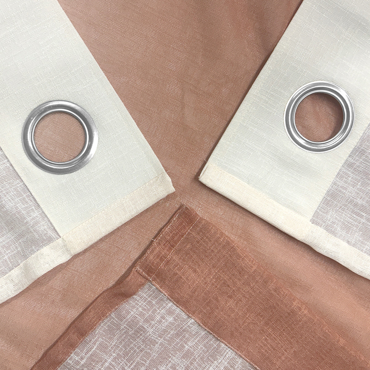 PEARL CLAY DIGITAL PRINTED SHEER CURTAIN