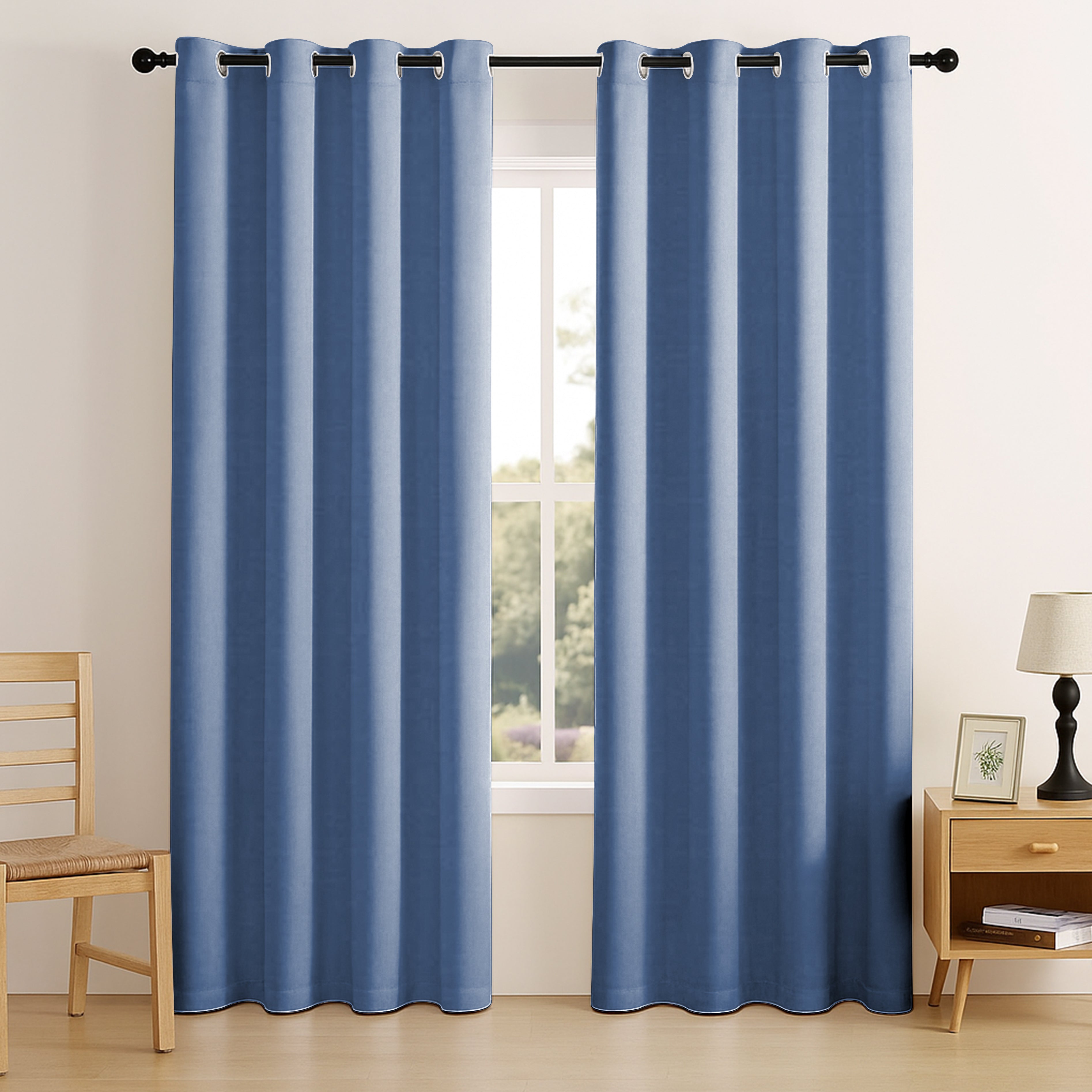 SUNBLOCK BLUE  BLACKOUT CURTAIN