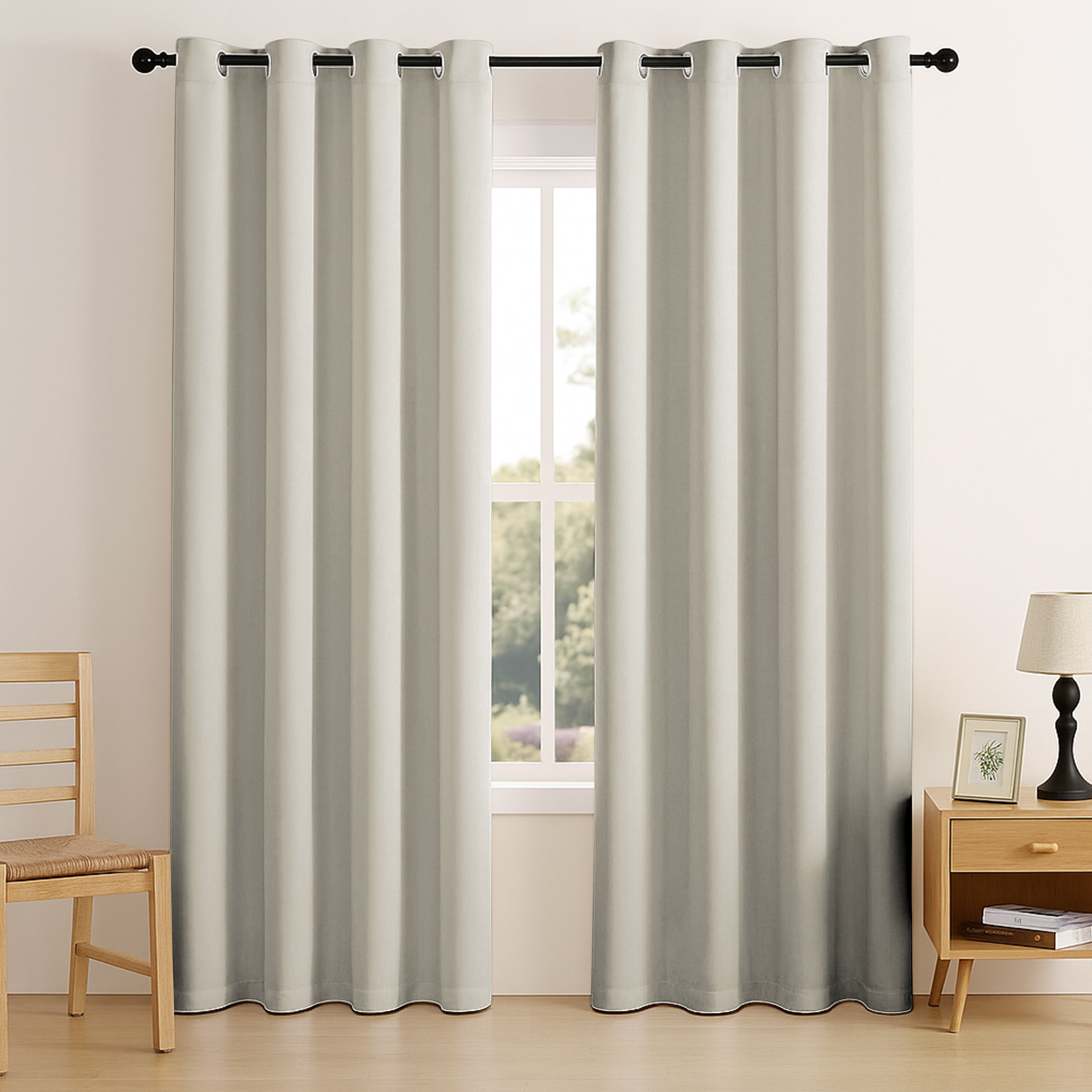 SUNBLOCK BEIGE  BLACKOUT CURTAIN