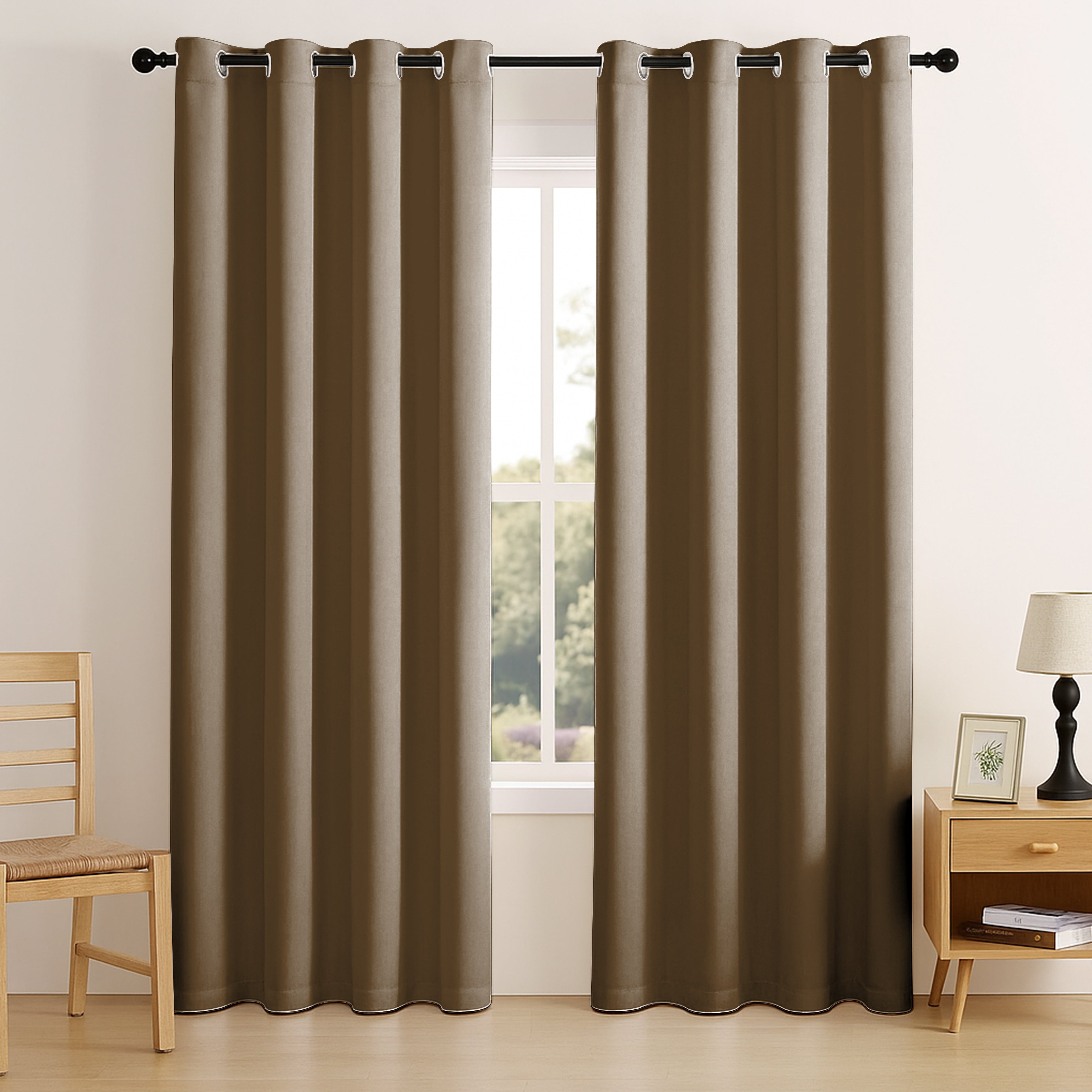 SUNBLOCK COFFEE BLACKOUT CURTAIN