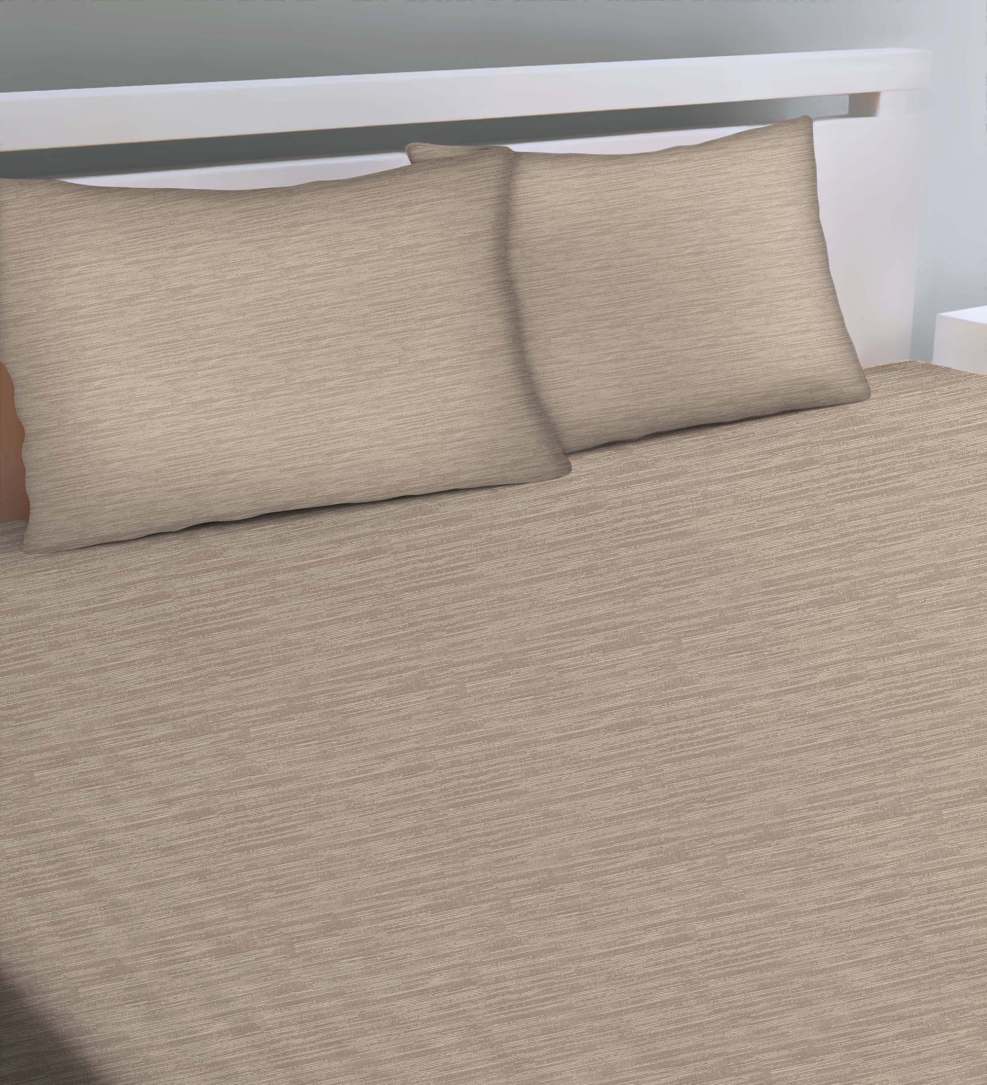 Petra Stone Bedcover for Double Bed with 2 PillowCovers King Size (104" X 90")