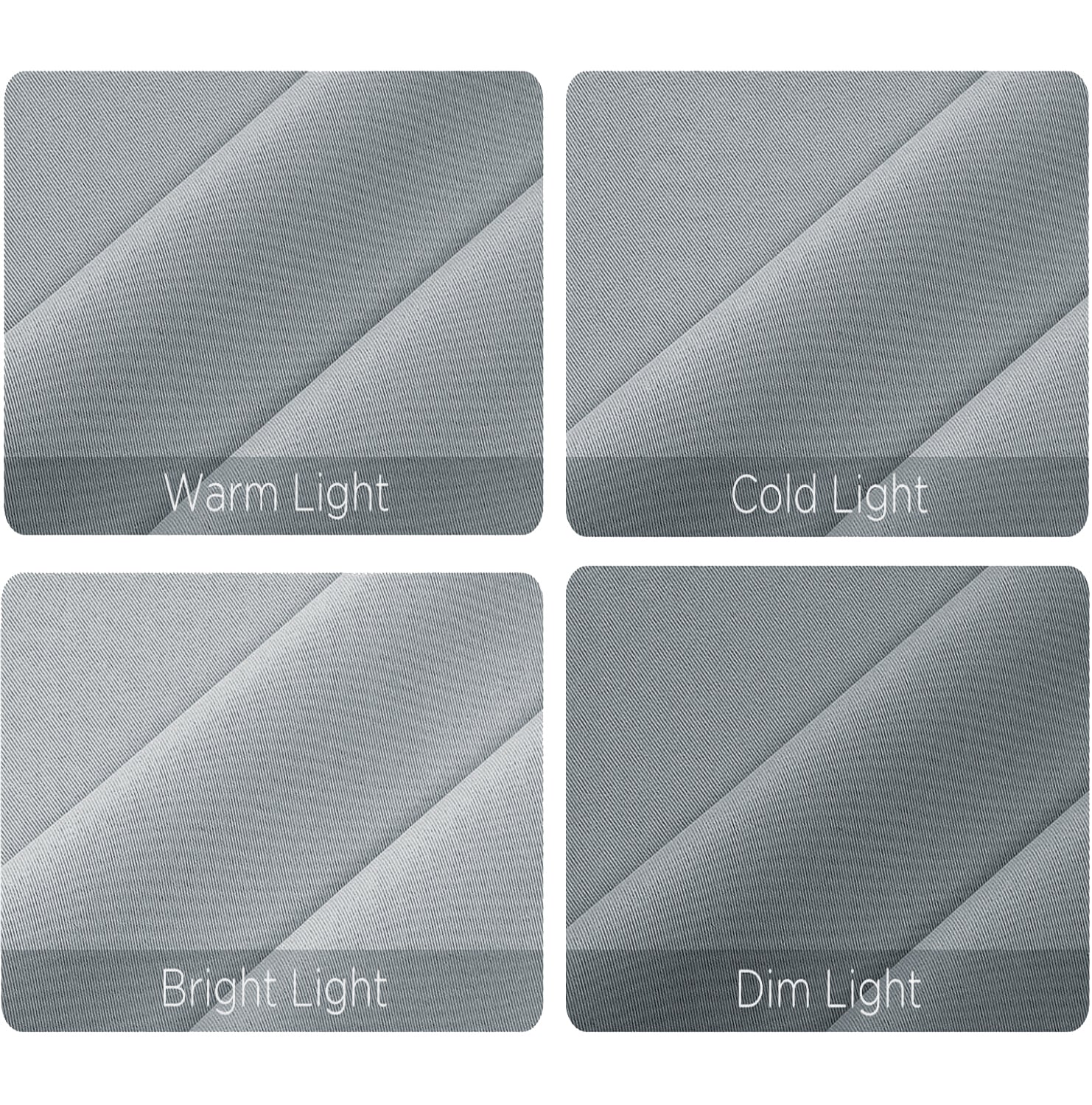 SUNBLOCK GREY BLACKOUT CURTAIN