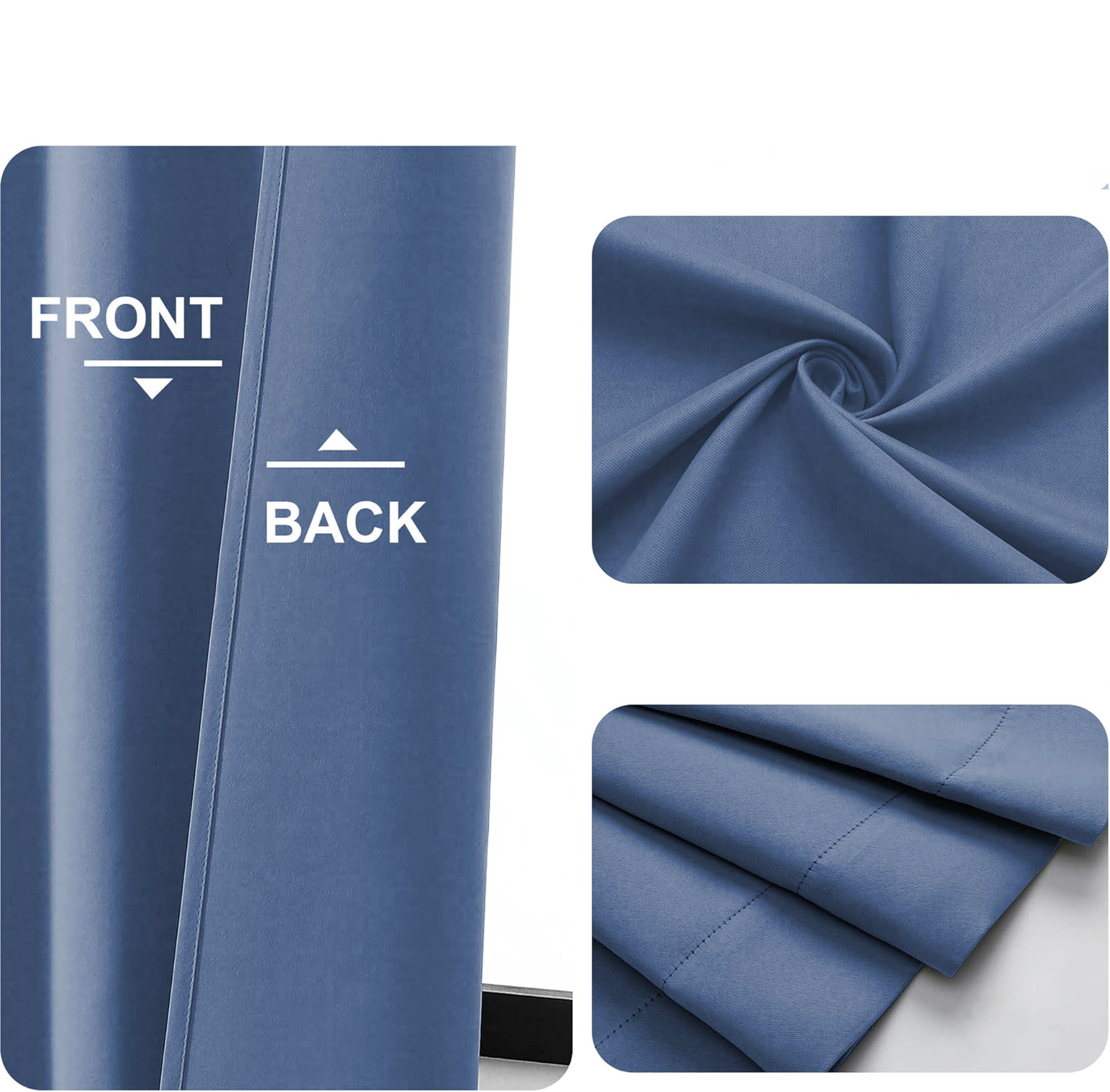 SUNBLOCK BLUE  BLACKOUT CURTAIN