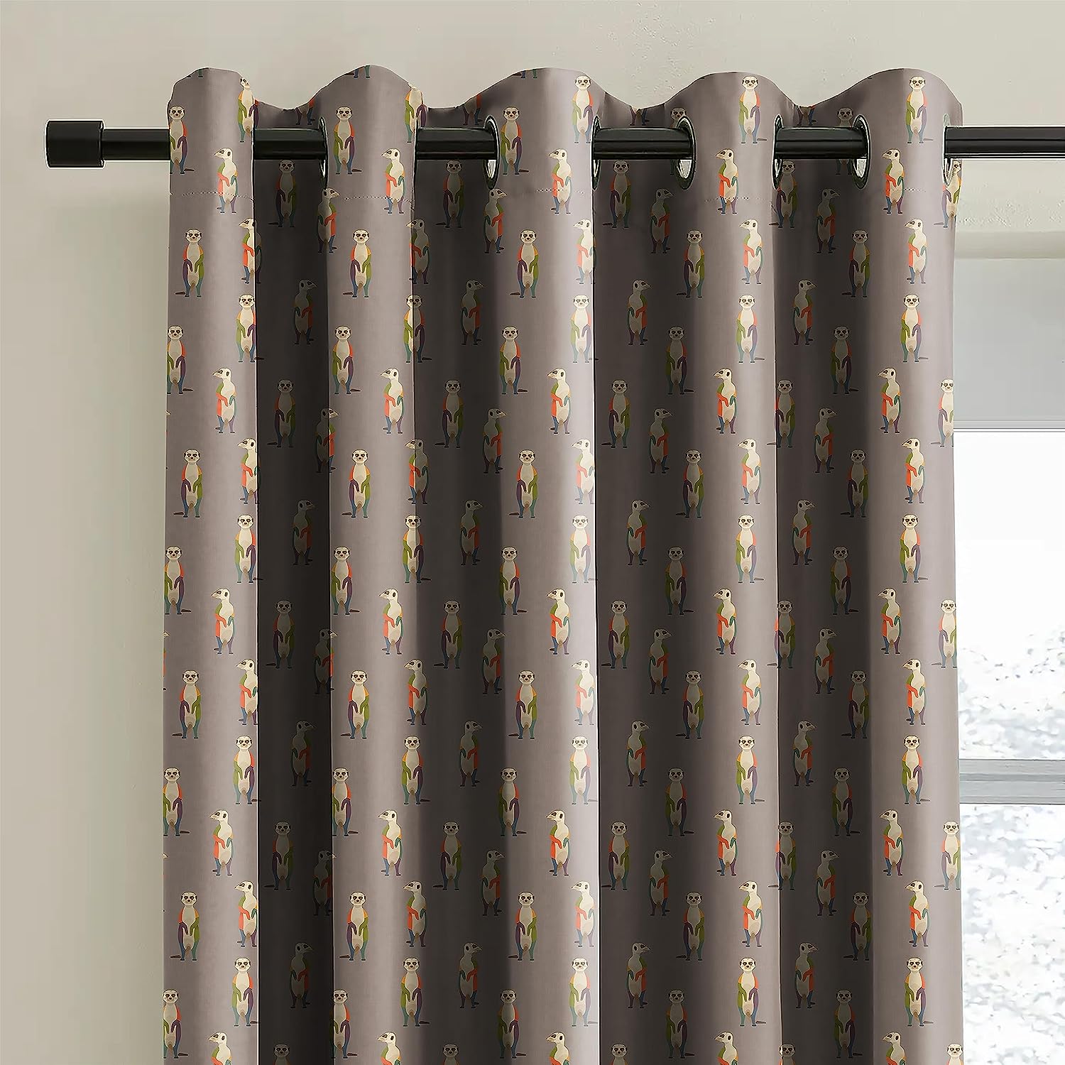 SELTOS L-BROWN BLACKOUT CURTAINS