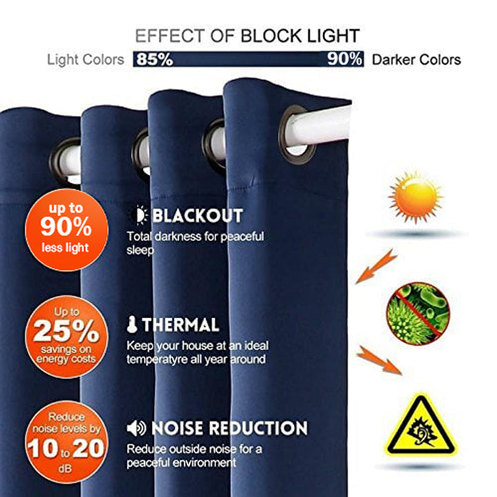 ZOOM RED BLACKOUT CURTAINS