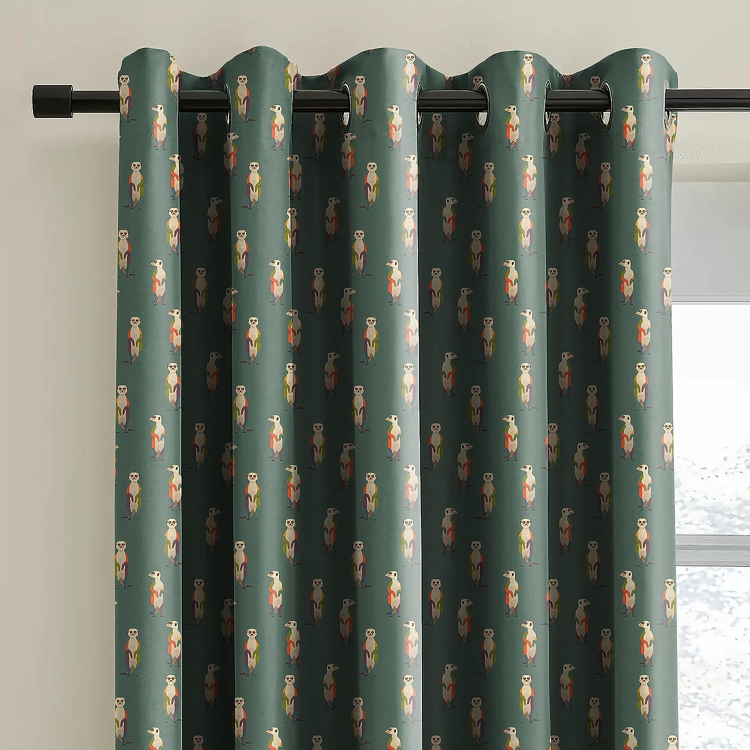 SELTOS L-GREEN BLACKOUT CURTAINS