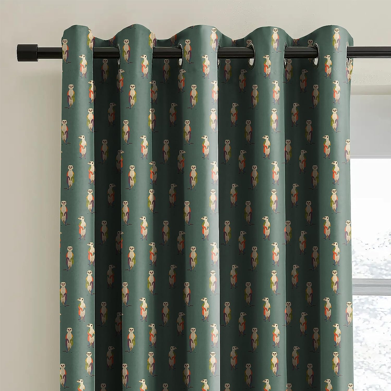 SELTOS L-GREEN BLACKOUT CURTAIN